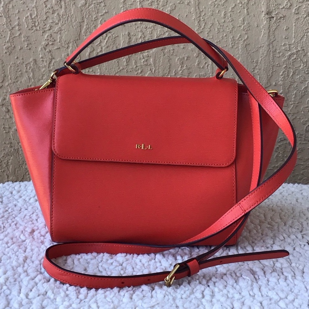 Ralph Lauren Blue Label Red Satchel